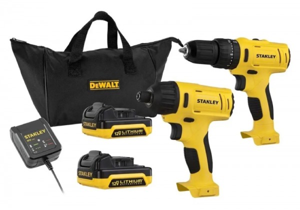 Imagen de JUEGO ROTOMARTILLO + ATORNILLADOR DE IMPACTO DEWALT  SCHI121S2