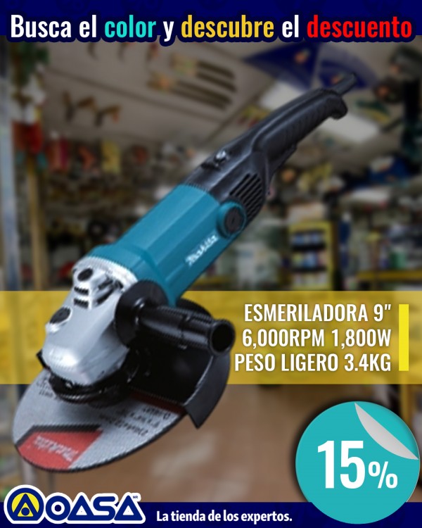 Imagen de ESMERILADORA MAKITA GA9010C