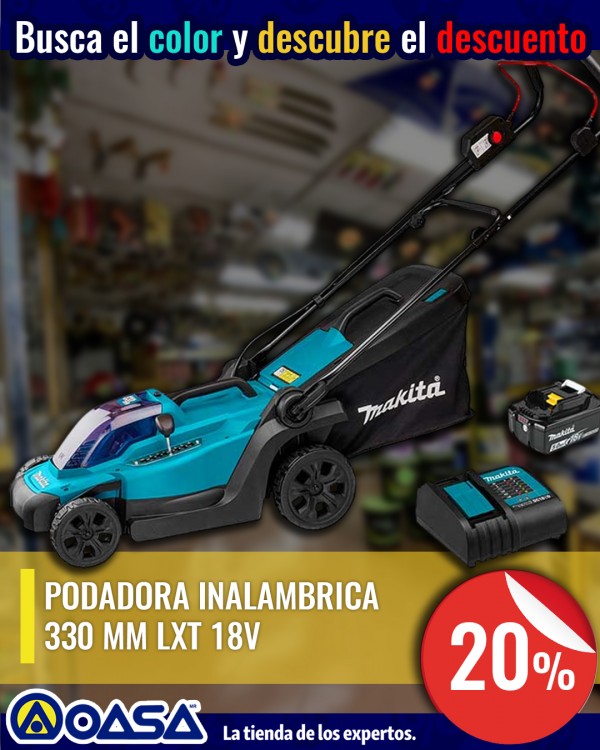 Imagen de PODADORA INAL�MBRICA MAKITA DLM330ST