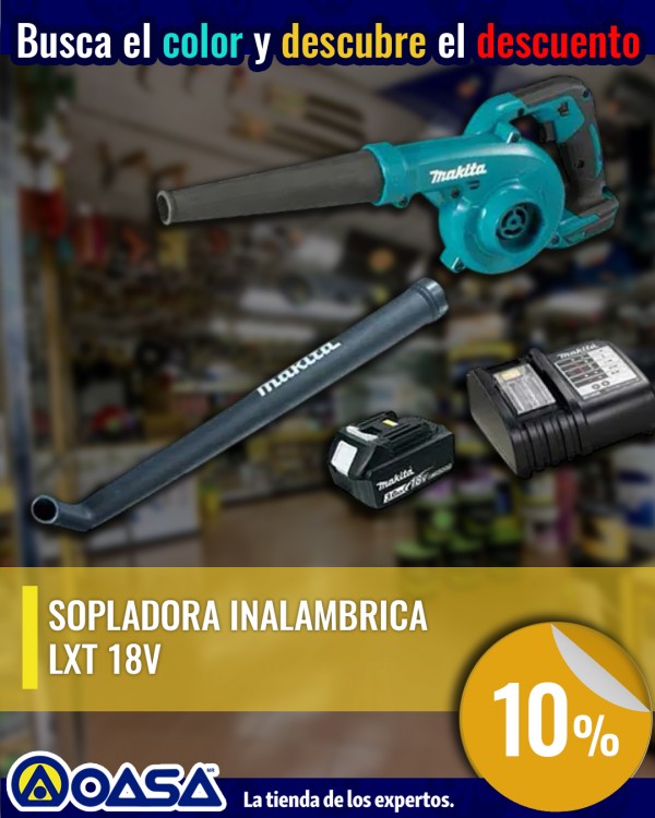 Imagen de SOPLADORA INALAMBRICA LXT MAKITA DUB185SFX1