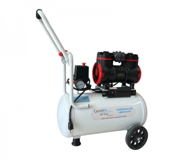 Imagen de COMPRESOR CARROLL LIBRE DE ACEITE 24 L CAR-HSUD900124L